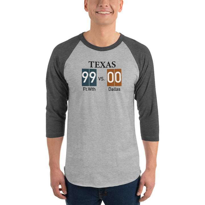 3/4 sleeve raglan shirt