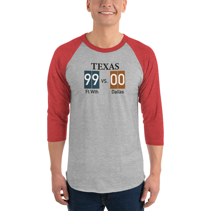 3/4 sleeve raglan shirt