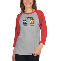 3/4 sleeve raglan shirt