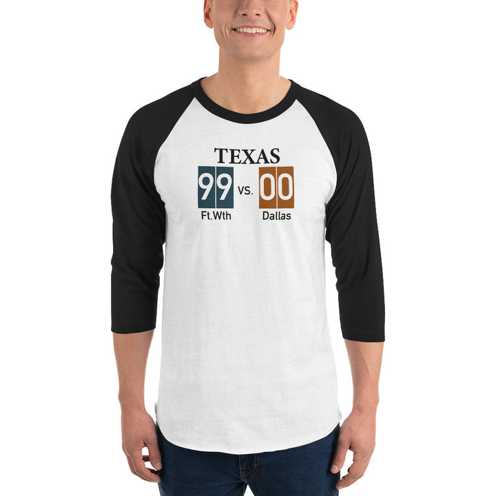 3/4 sleeve raglan shirt