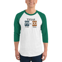 3/4 sleeve raglan shirt