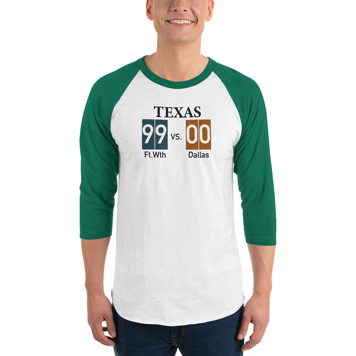 3/4 sleeve raglan shirt